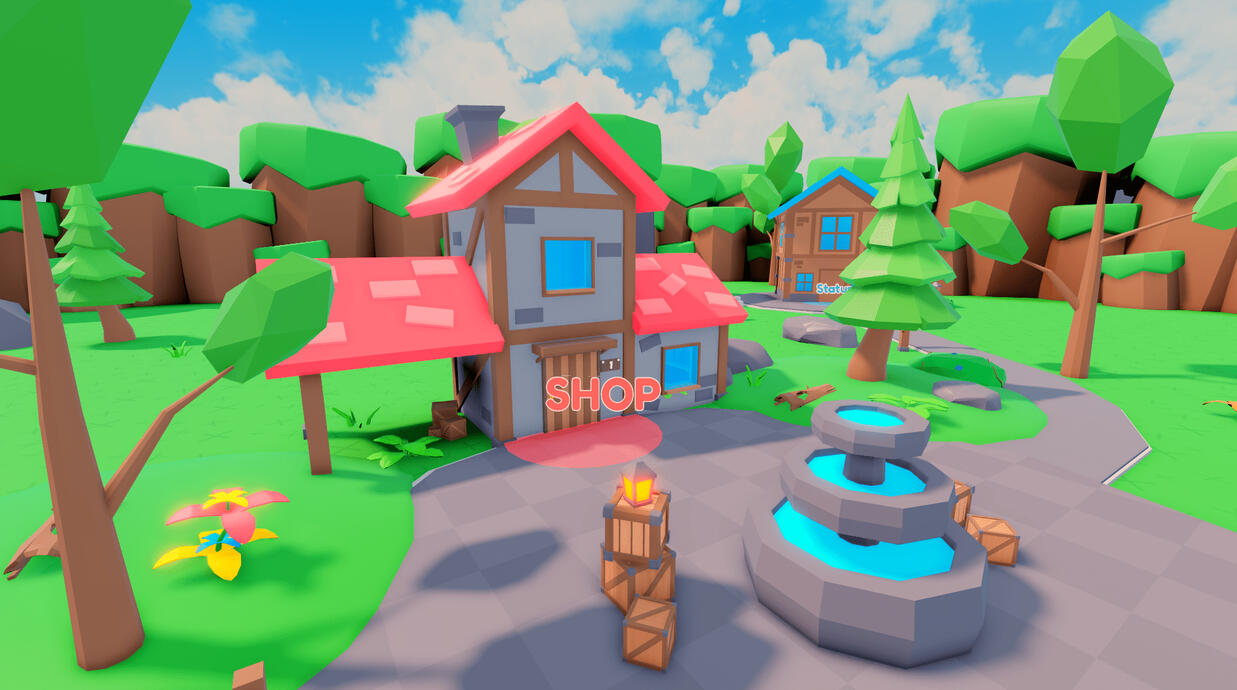 LowPoly Lobby For My UpComing Game!